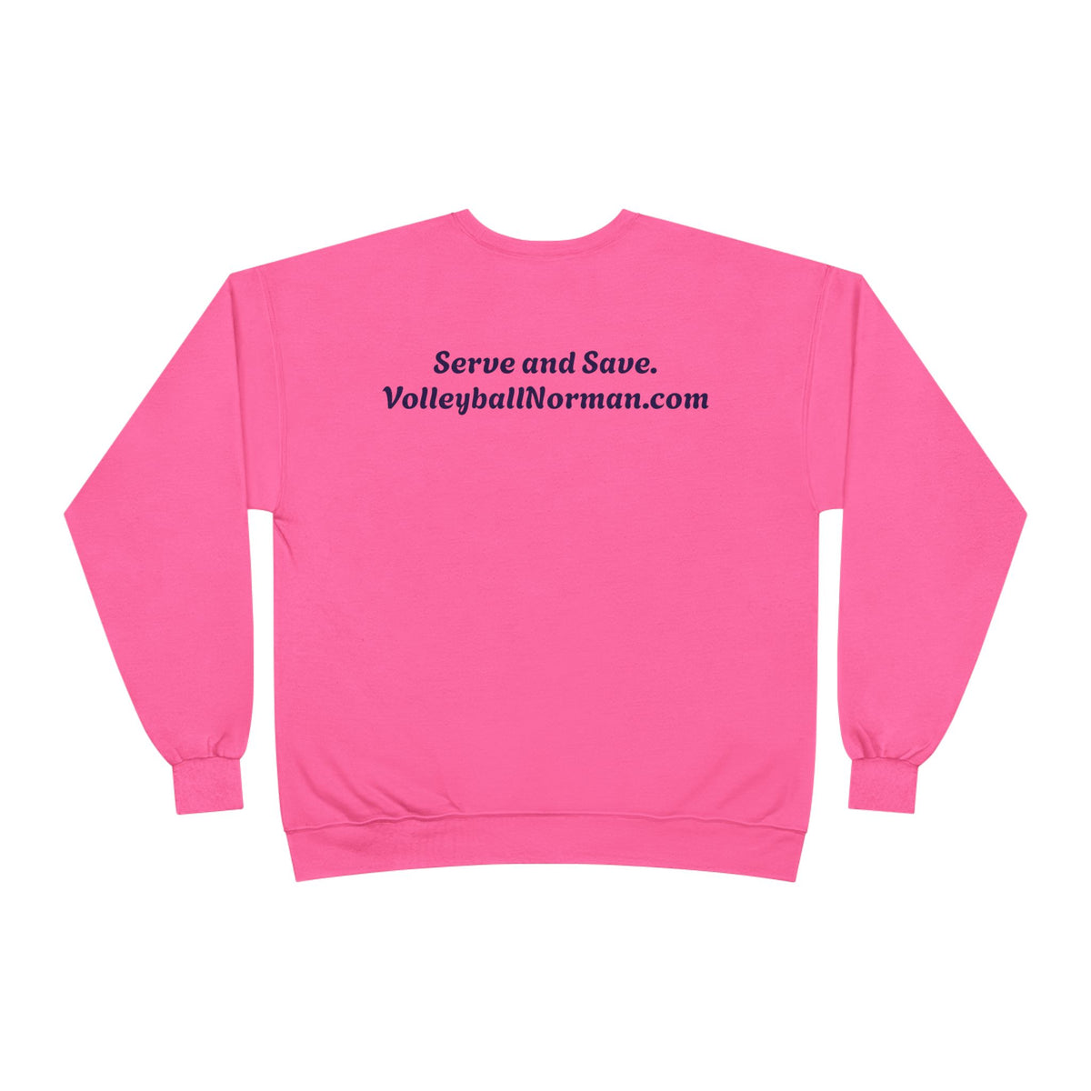Norman's Volleyball EcoSmart® Crewneck Sweatshirt - Serve and Save Design